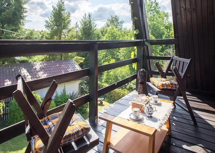 בית נופש By The Lake, Sauna, Boat, Bicycles Przewoz (Pomerania)